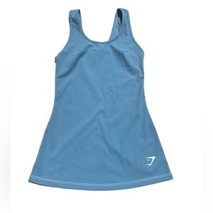 Gymshark Women's Dreamy Vest Training Tank Top Size XS Smokey Teal 💙🦈